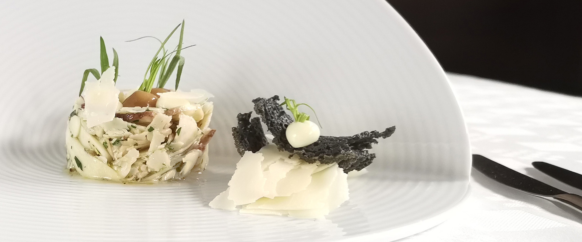 Italienische Vorspeise im Restaurant der Katzlmacher